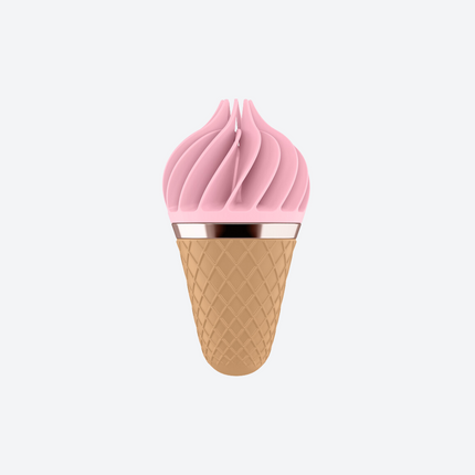 SATISFYER - SPINNATOR SWEET TREAT BRUN & ROSE