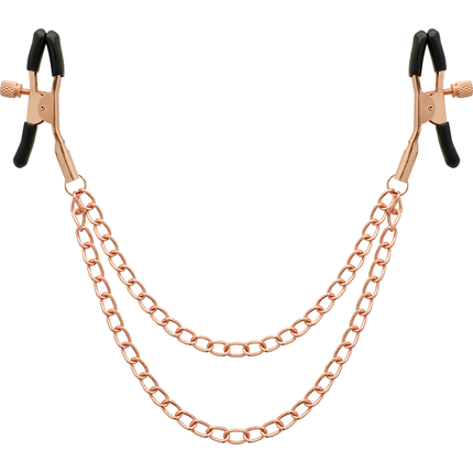 COQUETTE CHIC DESIRE - PINCES METELONS FANTAISIE EN MÉTAL AVEC CHAÎNE