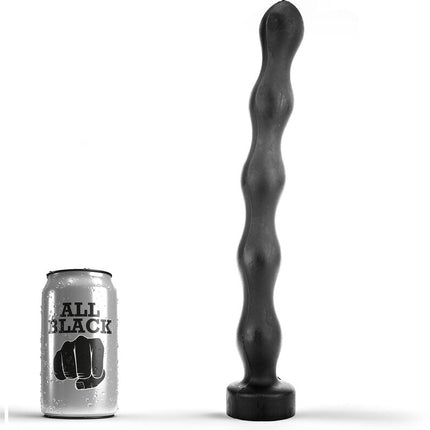 ALL BLACK - PLUG ANAL BALLE 32 CM