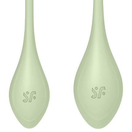 SATISFYER - ENSEMBLE ENTRAÎNEMENT YONI POWER 2 VERT