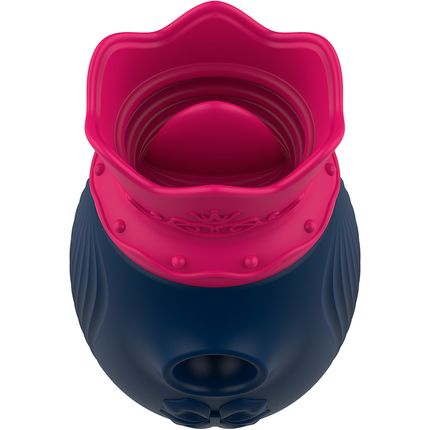INTENSE - STIMULATEUR DE CLITORIS 10 MODES D'ASPIRATION ET DE LÉCHAGE - BLEU