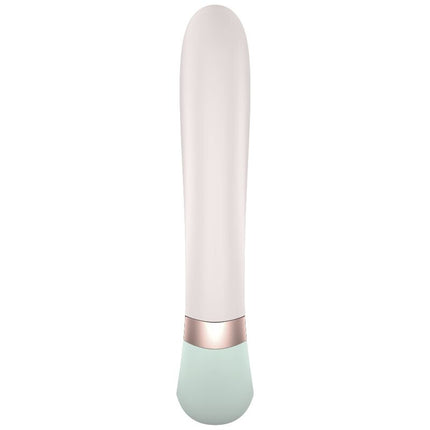 SATISFYER - APPLICATION HEAT WAVE VIBRATEUR BLANC
