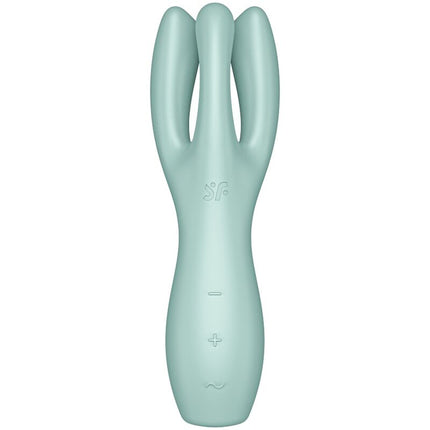 SATISFYER - VIBRATEUR THREESOME 3 MENTHE