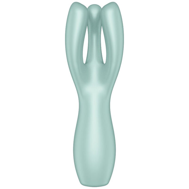 SATISFYER - VIBRATEUR THREESOME 3 MENTHE