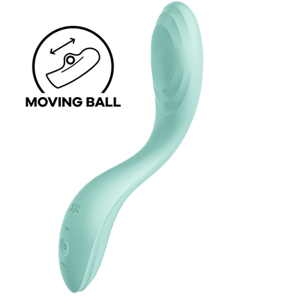 SATISFYER - VIBRATEUR SPOT G RRROLLING PLEASURE VERT