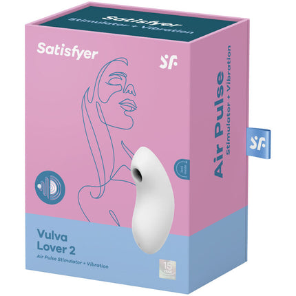 SATISFYER - VULVA LOVER 2 BLANC