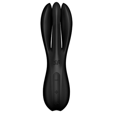 SATISFYER - VIBRATEUR THREESOME 2 NOIR
