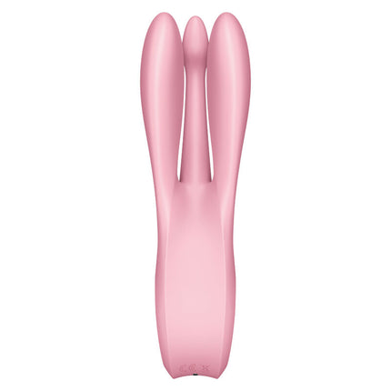 SATISFYER - VIBRATEUR THREESOME 1 ROSE