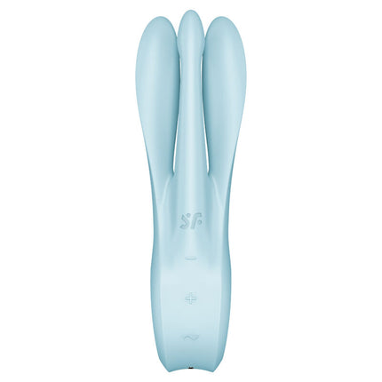 SATISFYER - VIBRATEUR THREESOME 1 BLEU