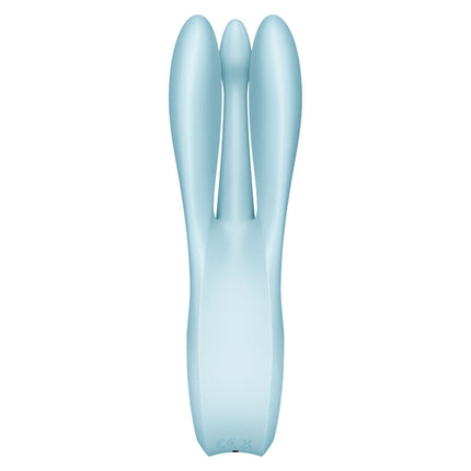 SATISFYER - VIBRATEUR THREESOME 1 BLEU