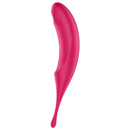 SATISFYER - APPLICATION DE STIMULATEUR ET VIBRATEUR TWIRLING PRO+ VERT