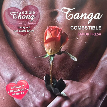 HOTFLOWERS - THONG HOMME+ 2 NIPPLE AZYME FRAISE /es/pt/en/fr/it/