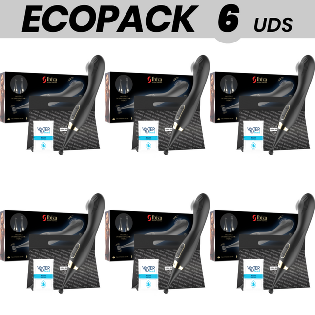 ECOPACK 6 UNITÉS - IBIZA STIMULATEUR CLITORAL PULSING G-SPOT
