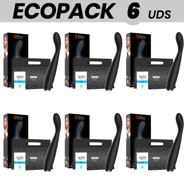 ECOPACK 6 UNITÉS - IBIZA VIBRATEUR FLEXIBLE TECHNOLOGY G-SPOT
