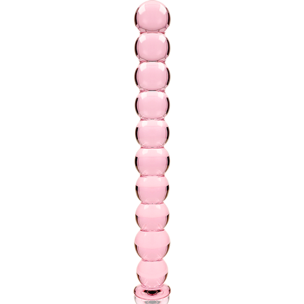 NEBULA SERIES BY IBIZA - MODÈLE 22 GODE EN VERRE BOROSILICATE ROSE 21.5 CM -O- 2.5 CM