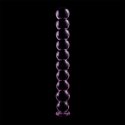 NEBULA SERIES BY IBIZA - MODÈLE 22 GODE EN VERRE BOROSILICATE ROSE 21.5 CM -O- 2.5 CM
