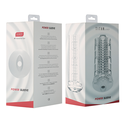 KIIROO - COUVERCLE MASTURBATEUR TITAN PUISSANCE + PERFORMANCE