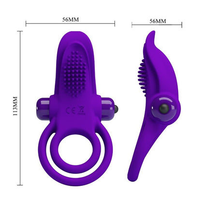 PRETTY LOVE - DOUBLE ANNEAUX VIOLET