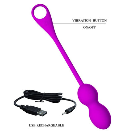 PRETTY LOVE - BALLES VIBRANTES RECHARGEABLES ELVIRA VIOLET
