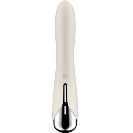 SATISFYER - VIBRATEUR ROTATEUR SPINNING VIBE 1 G-SPOT BEIGE