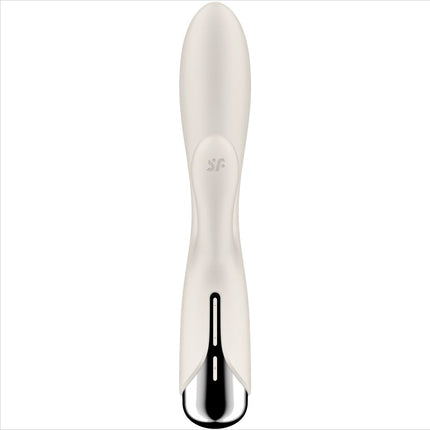SATISFYER - SPINNING RABBIT 1 CLITORIS ET STIMULATION DU POINT G BEIGE