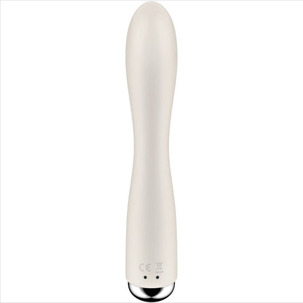 SATISFYER - SPINNING RABBIT 1 CLITORIS ET STIMULATION DU POINT G BEIGE