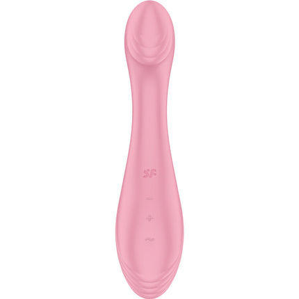SATISFYER - STIMULATEUR VIBRATEUR G-FORCE G-SPOT ROSE