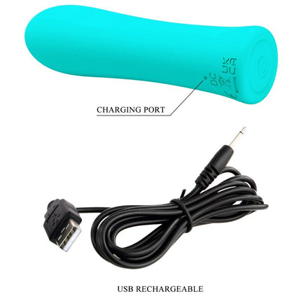 PRETTY LOVE - VIBRATEUR SUPER PUISSANT ALFREDA VERT EAU