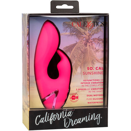 CALEXOTICS - DONC. VIBRATEUR CAL SUNSHINE RABBIT FUCHSIA PAR CALIFORNIA DREAMING
