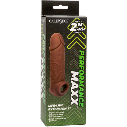 CALEXOTICS - EXTENSION PERFORMANCE MAXX LIFE-LIKE 7 PEAU MARRON