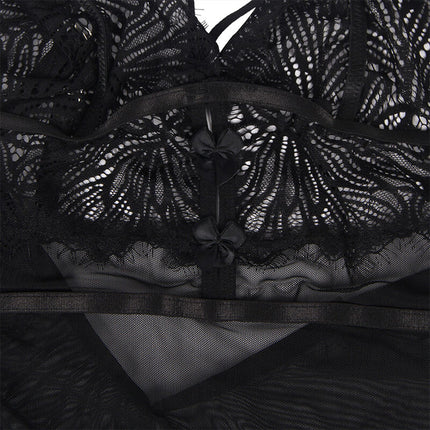 SUBBLIME - BABYDOLL  BRETELLES EN DENTELLE RÉGLABLES NOIR L/XL
