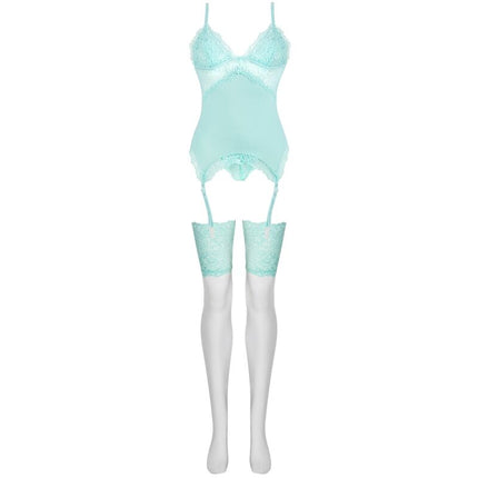 LIVCO CORSETTI FASHION - PERSINNE MIT EMPORIO ENSEMBLE CORSET + CULOTTE + BAS