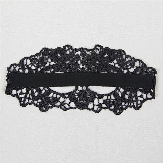 QUEEN LINGERIE - MASQUE EN DENTELLE NOIRE