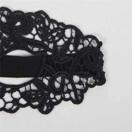 QUEEN LINGERIE - MASQUE EN DENTELLE NOIRE