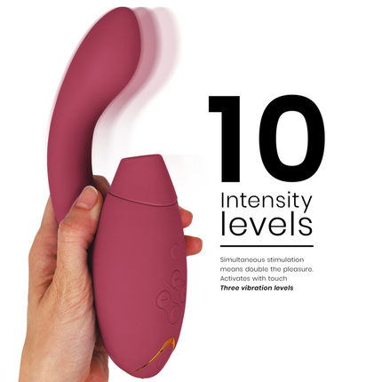 WOMANIZER - DUO 2 STIMULATEUR BORDEAUX