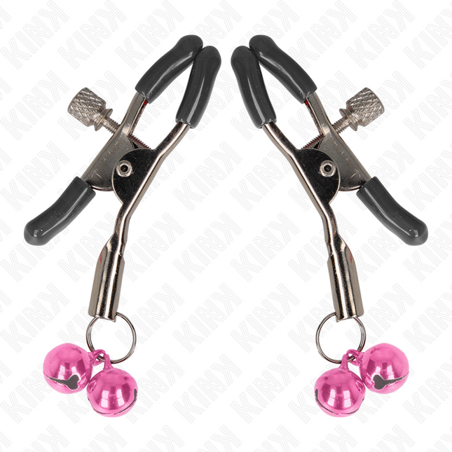 KINK - PINCE À METON DOUBLE CLOCHE ROSE 6 CM
