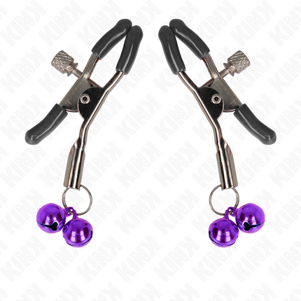 KINK - PINCE À METON DOUBLE CLOCHE VIOLET 6 CM