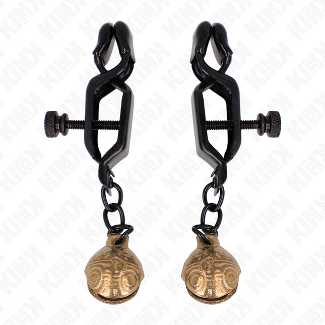 KINK - PINCES À METELONS STYLE CLOCHE NOIR 7 CM