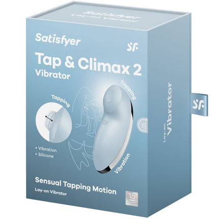 SATISFYER - TAP & CLIMAX 2 BLEU