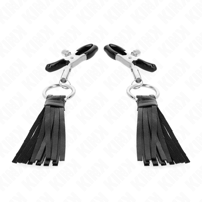 KINK - PINCES À TÉLÉMONS À PAMPONS EN CUIRETTE 6 CM