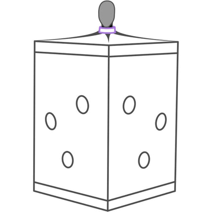 SECRET DOME - KINK CLUB CABINE SCANDALE PURPLE