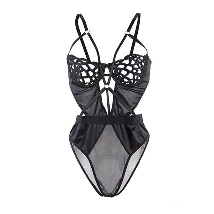SUBBLIME - 954055 BODY SEXY EN DENTELLE NOIR S/M