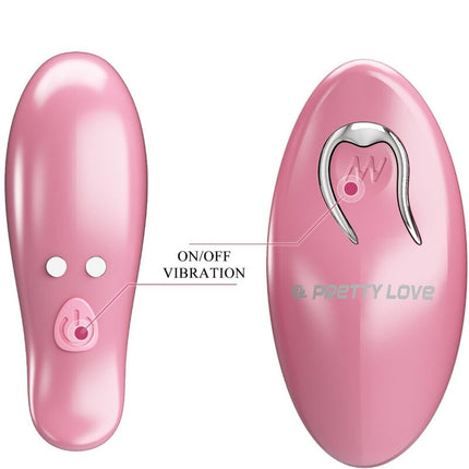 PRETTY LOVE - PINCES À TÉTONS CAILEY 10 VIBRATIONS TÉLÉCOMMANDE ROSE
