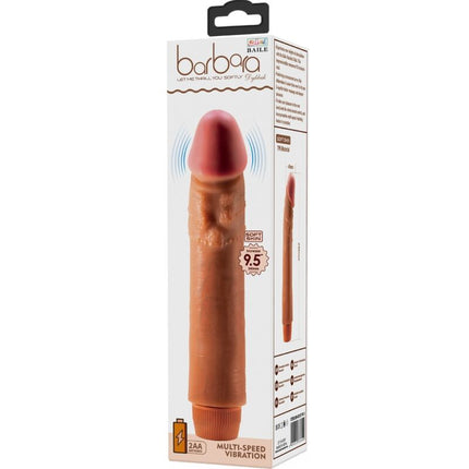 BAILE - VIBRATEUR RÉALISTE DYBBUK 24 CM MULÂTRE