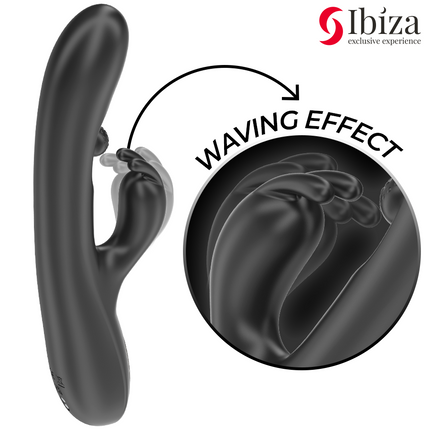 IBIZA - VIBRATEUR RABBIT PUISSANT AVEC PERLE ROULANTE MASSANTE