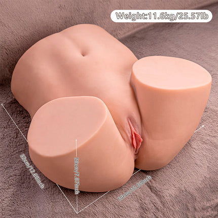 XISE - ETHEL MASTURBATEUR VAGINAL RÉALISTE À VIBRATION MULTI-POSITIONS