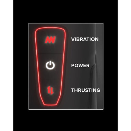 PDX ELITE - MASTURBATEUR AUTOMATIQUE MILK ME HOTTER AVEC VIBRATION À EFFET DE POUSSÉE ET DE CHALEUR