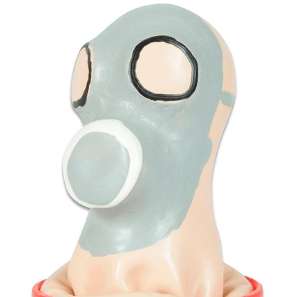 CONDOMERIE - PRÉSERVATIFS FANTAISIE PEINTS À LA MAIN MASQUE À GAZ