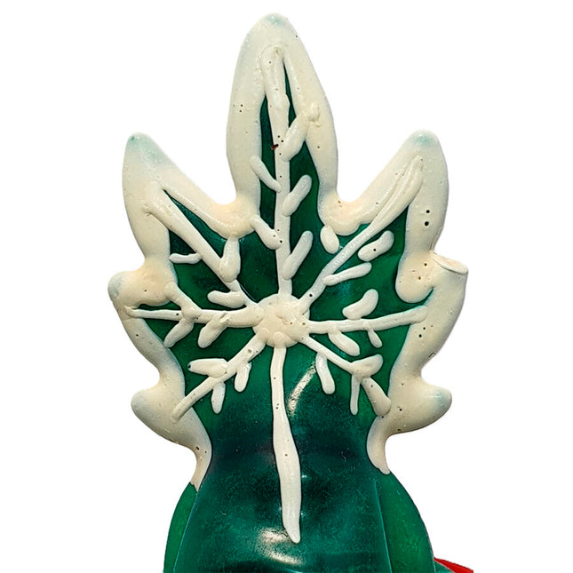 CONDOMERIE - PRÉSERVATIFS FANTAISIE PEINTS À LA MAIN CANNABIS MODÈLE 2