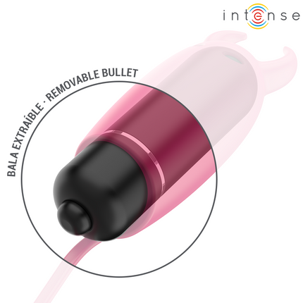 INTENSE - BALLE VIBRANTE ÉCARLATE RED DEMON 9,3 X 2,4 CM
